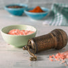 Black Pepper and Spice Grinder, Manual Pepper Mill with Handle - CRYSTALIA GLASS